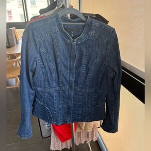 White House Black Market Denim Jean Jacket